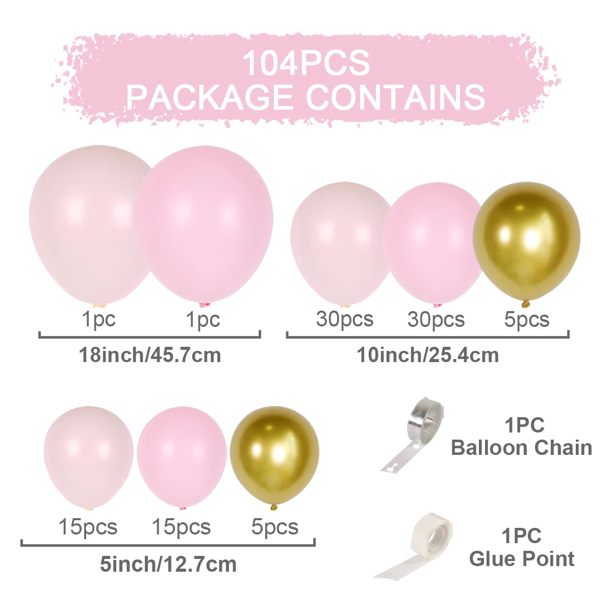 Balloon Garland Arch Kit Birthday Party Decoration Girl Birthday Foil Balloon  Baby Shower Decor Globos Wedding Party Supplies