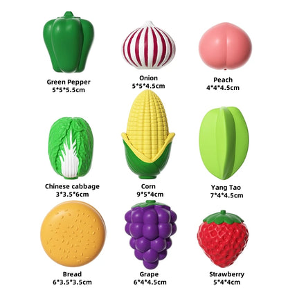 Pizza Children Pretend Simulated Kitchen Toys Simulated Fruits Cutting Toys Pretend Toys Christmas Gift