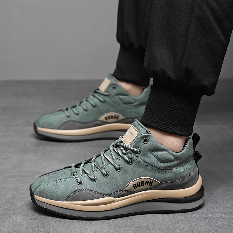 Men's Casual Sports Shoes Are Fashionable, Retro, Classic, and Handcrafted, Breathable and Warm for All Seasons, Suitable for Daily Wear, Outdoor Sports, Mountaineering, Hiking, Durable and Wear-Resistant, Not Easily Dirty, M