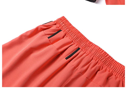 UETEEY Men's Shorts 2 in 1 Sports Fitness Gym Running Workout Shorts Hidden Pocket Quick Drying Cycling Jogging Men Short Pants