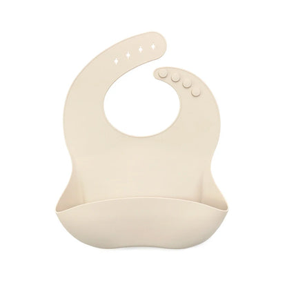 Baby Bibs Ins Style Print Waterproof Soft Silicone Baby Feeding Stuff Cute Pattern Kids Girl Boy Toddler Adjustable Children Bib