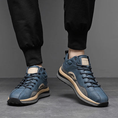 Men's Casual Sports Shoes Are Fashionable, Retro, Classic, and Handcrafted, Breathable and Warm for All Seasons, Suitable for Daily Wear, Outdoor Sports, Mountaineering, Hiking, Durable and Wear-Resistant, Not Easily Dirty, M