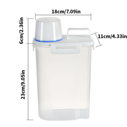 Kitchen Storage Box, Rice Bucket Storage Can, Five Grain And Miscellaneous Grain Storage Can, Sealed Can, Practical For Kitchen