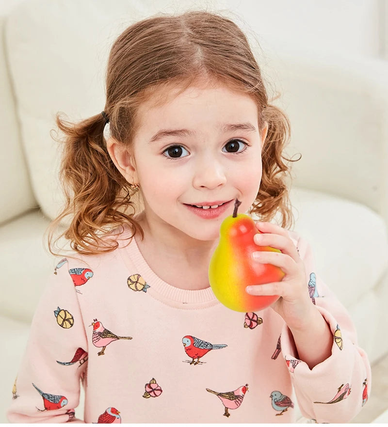Children Wooden Kitchen Dessert Making Toys Pretend Play Montessori Fruits Vegetables Seafood Simulation Food Set Toys for Girls