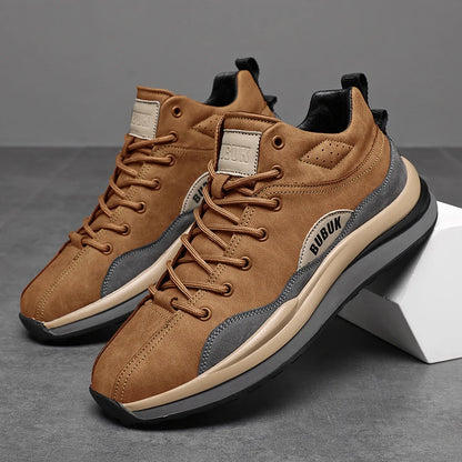 Men's Casual Sports Shoes Are Fashionable, Retro, Classic, and Handcrafted, Breathable and Warm for All Seasons, Suitable for Daily Wear, Outdoor Sports, Mountaineering, Hiking, Durable and Wear-Resistant, Not Easily Dirty, M