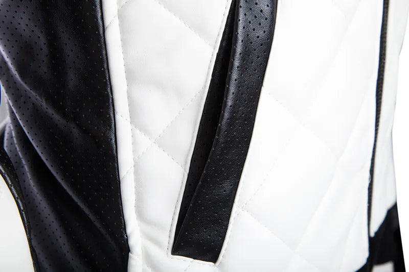Men Leather Coat Men Wear Slim Fit Blazer PU Clothes Spring Trend Autumn New Leisure Fashion Fashionable Motorcycle Jacket