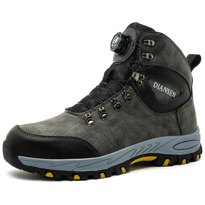 Rotating Button Safety Shoes Men Work Sneakers Indestructible Shoes Puncture-Proof Protective Shoes Work Boots Tactical Boots
