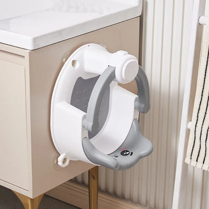 Baby bath seat, baby bathing gadget, lying support for infants, newborn bath basin seat, suction cup anti-slip bath stool