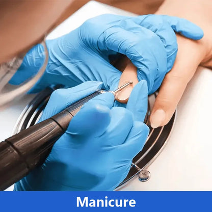 Disposable Blue Nitrile Gloves for Kitchen Cleaning Dishwashing Hairdressing Manicure Waterproof Household Tools Latex Free