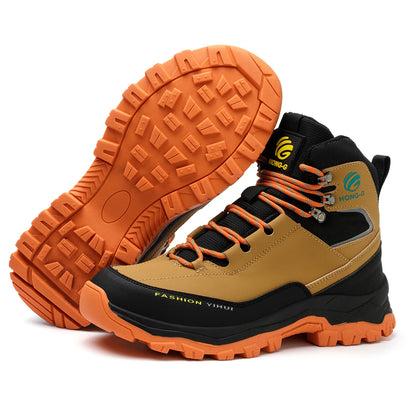 Indestructible Work Boots MEN'S AND WOMEN'S Style Waterproof Work Sports Shoes Steel Toe Boots Anti-puncture Protective Shoes