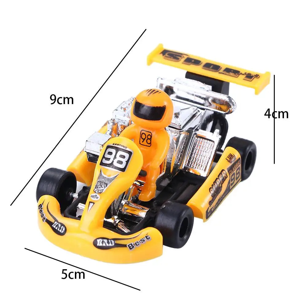 Children Gift for Boy Toy Vehicles Mini Gifts Car Model 4 Wheels Formula Car Pull Back Kart Toys Inertia Car Toy Racing Car Toy