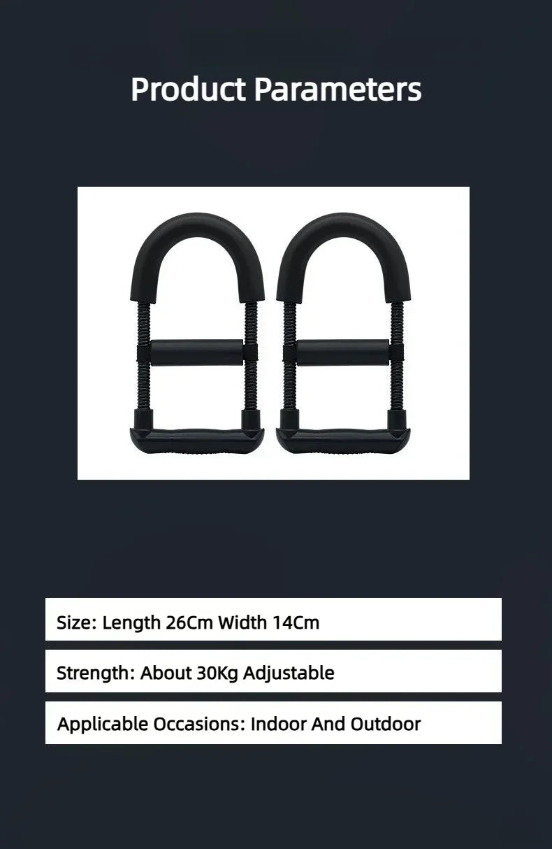 Adjustable Forearm Hand Trainer Wrist Exercises Force Power Strengthener Fitness Equipment Wrists and Strength Grips Workout