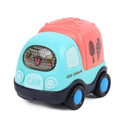 Children Cars Toys for 1-3 Years Boys Cartoon Inertial Train Ship Airplane Toy Kids Early Educational Toys for Toddler Xmas Gift