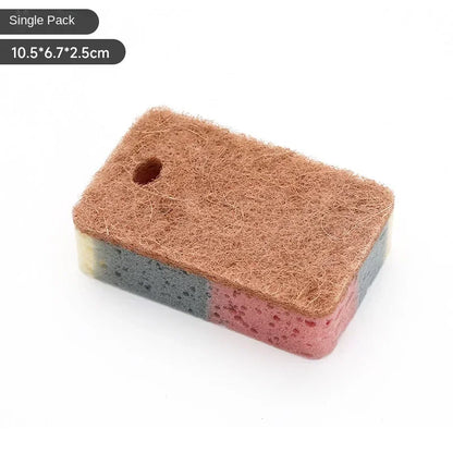 Cleaning Tools 5/10/20 Pieces Dishwashing Sponge Wood Pulp Cotton Color Magic Cleaning Sponge Pot Brush Kitchen Washing Tools