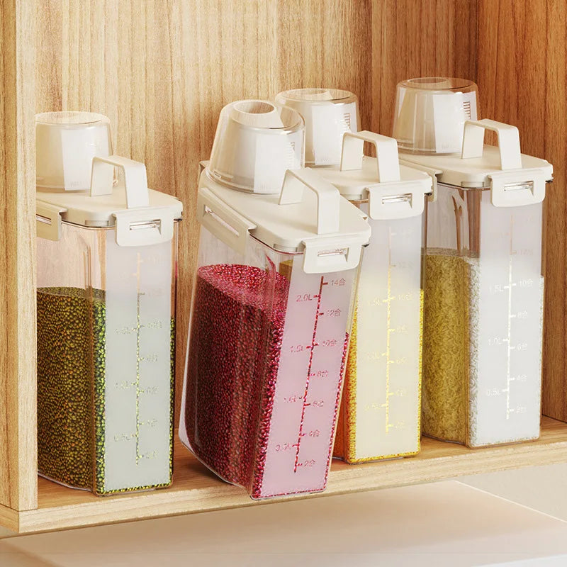 Kitchen Storage Box, Rice Bucket Storage Can, Five Grain And Miscellaneous Grain Storage Can, Sealed Can, Practical For Kitchen
