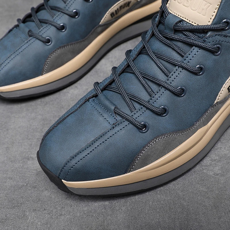 Men's Casual Sports Shoes Are Fashionable, Retro, Classic, and Handcrafted, Breathable and Warm for All Seasons, Suitable for Daily Wear, Outdoor Sports, Mountaineering, Hiking, Durable and Wear-Resistant, Not Easily Dirty, M