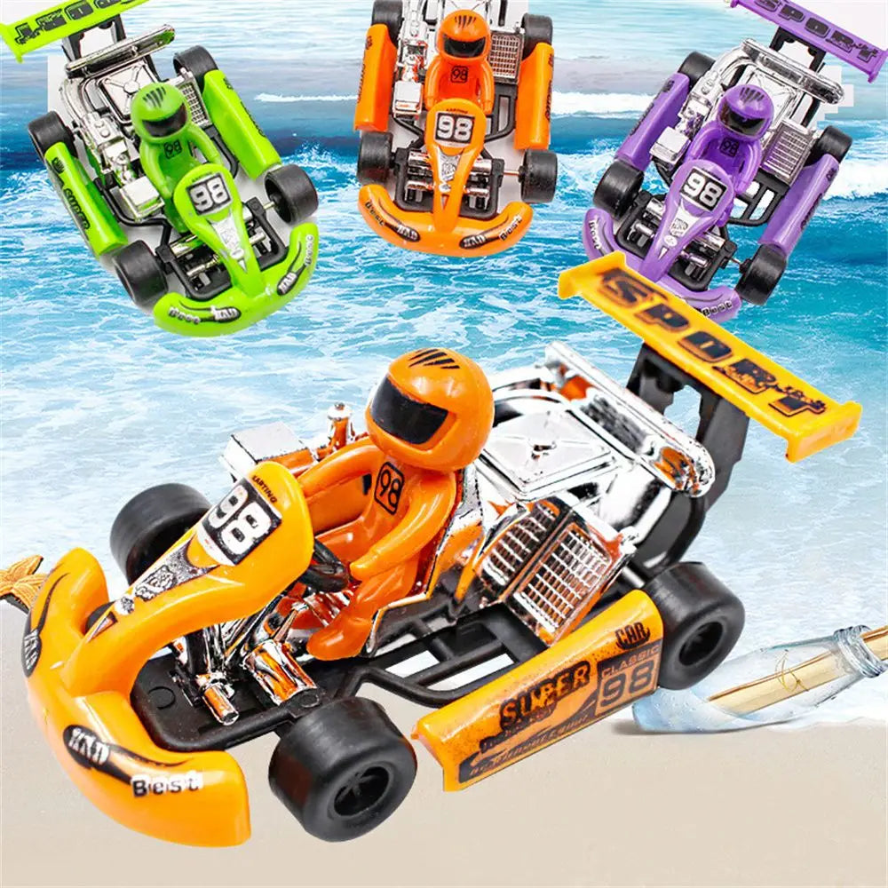 Children Gift for Boy Toy Vehicles Mini Gifts Car Model 4 Wheels Formula Car Pull Back Kart Toys Inertia Car Toy Racing Car Toy