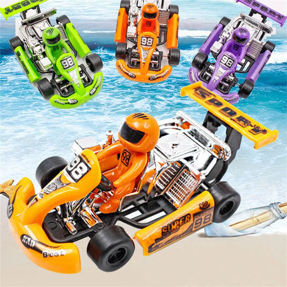 Children Gift for Boy Toy Vehicles Mini Gifts Car Model 4 Wheels Formula Car Pull Back Kart Toys Inertia Car Toy Racing Car Toy