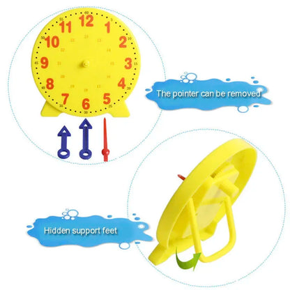 Children Interesting Clock Educational Toys Hour Minute Second Cognition Matching Puzzle Toys Kids Early Preschool Teaching Aids