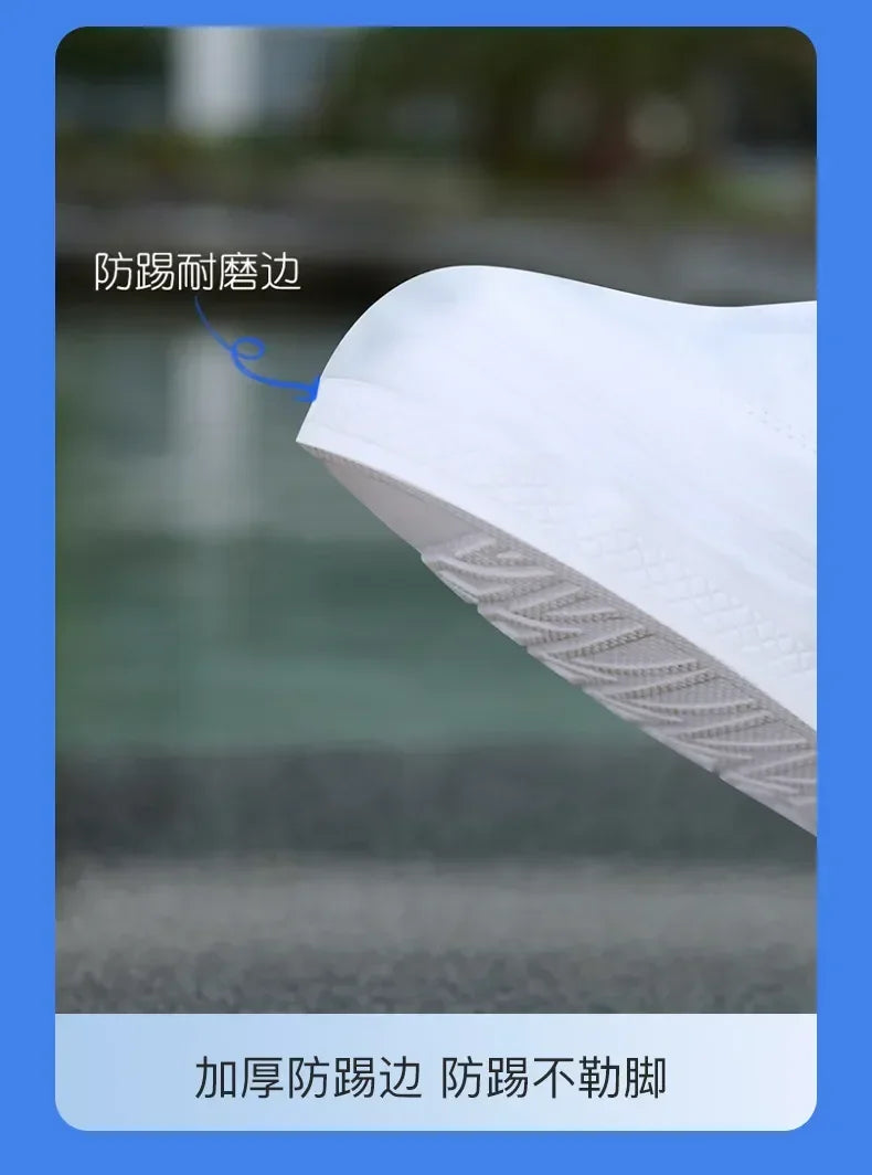 1 Pair Waterproof Shoe Covers Non-slip Reusable Rain Snow Boot Women Men PVC Outdoor Rainy Reusable Quality Non-slip Shoe Cover