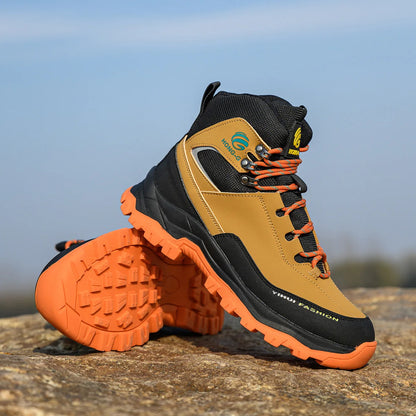 Indestructible Work Boots MEN'S AND WOMEN'S Style Waterproof Work Sports Shoes Steel Toe Boots Anti-puncture Protective Shoes