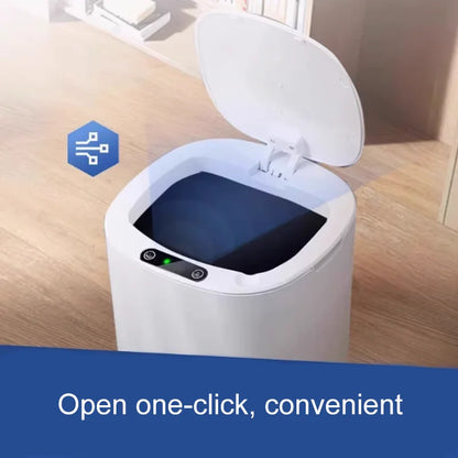 2025 new smart induction trash can for household sealing 12L cracked and cover smart trash can for living room bathroom kitchen