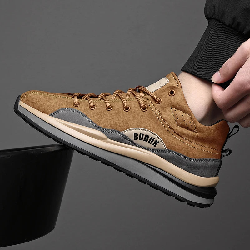 Men's Casual Sports Shoes Are Fashionable, Retro, Classic, and Handcrafted, Breathable and Warm for All Seasons, Suitable for Daily Wear, Outdoor Sports, Mountaineering, Hiking, Durable and Wear-Resistant, Not Easily Dirty, M