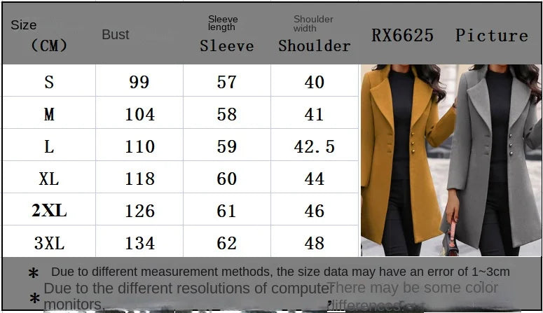 2024 Autumn/Winter New Women's Coat Korean Version Slim Fit Mid length Women's Woolen Coat