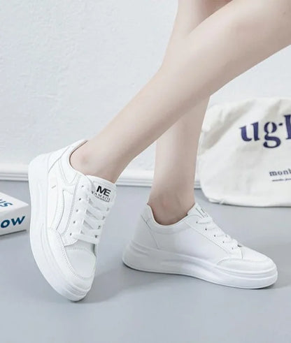 Fashion Women Shoes Summer Thick Sole White Sneaker Breathable Platform Tennis Women Running Shoes Female Casual Sneaker Zapatos