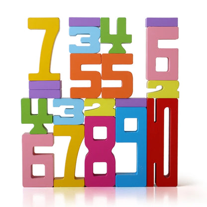 Digital Building Blocks Children's Educational Toys Baby Early Education Big Particle Color Building Blocks Holiday Gifts