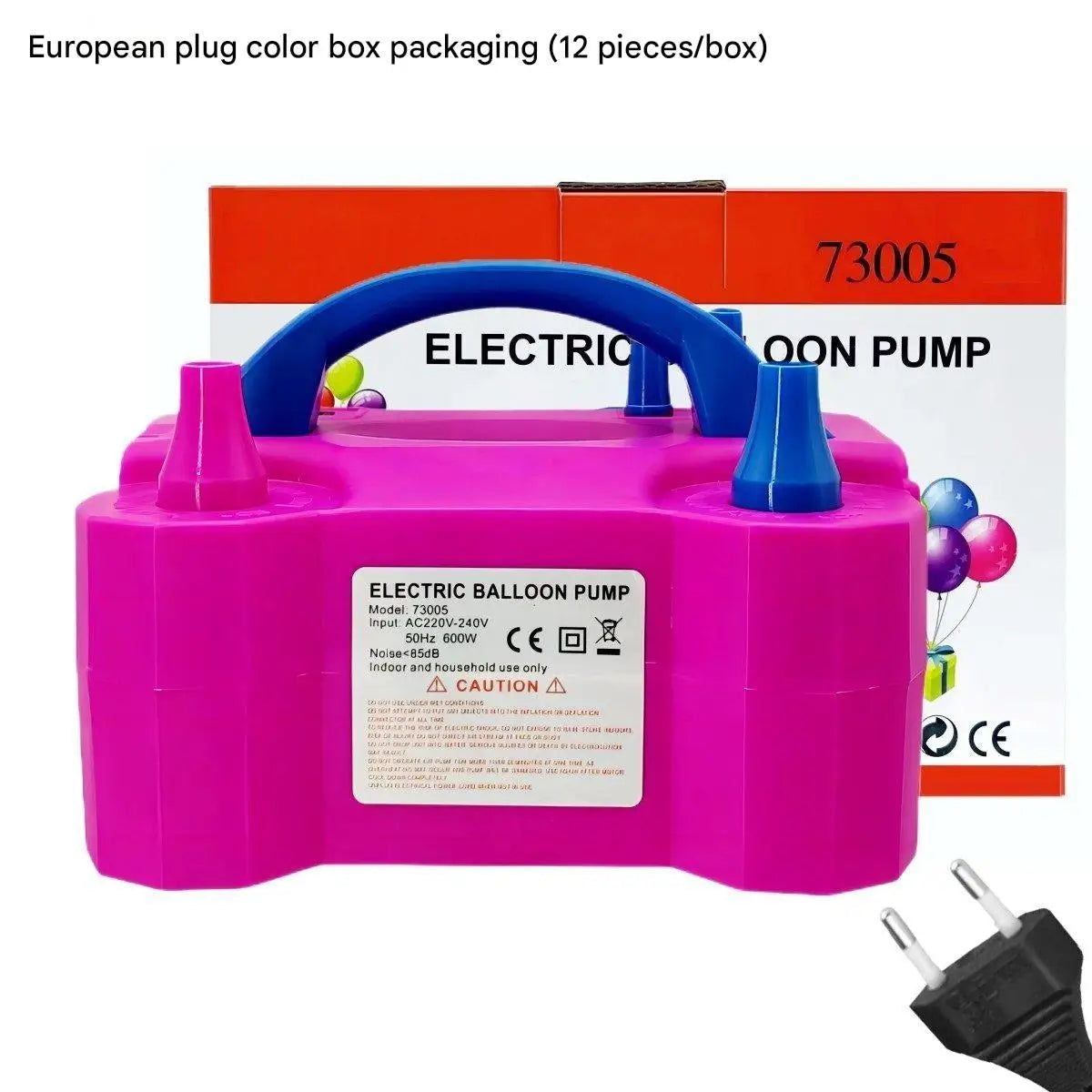 Balloon Party Electric Blowing Machine Birthday Party Balloon Accessories Banquet Atmosphere Double hole Automatic Inflator
