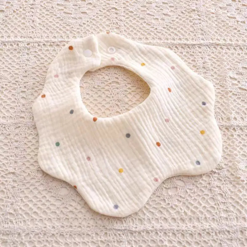Newborn Baby Bibs for Boy Girl Cute Animal Burp Cloths Cotton Muslin Soft Infants Breathable Feeding Bibs Feeding Accessories