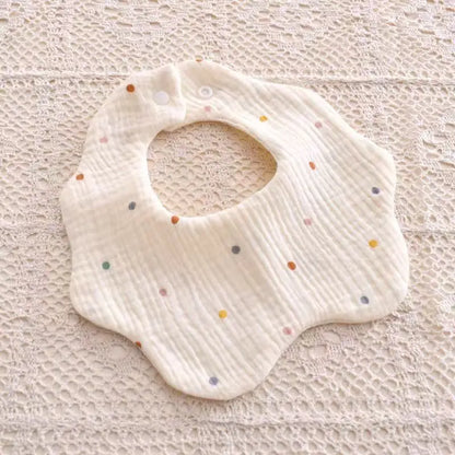 Newborn Baby Bibs for Boy Girl Cute Animal Burp Cloths Cotton Muslin Soft Infants Breathable Feeding Bibs Feeding Accessories