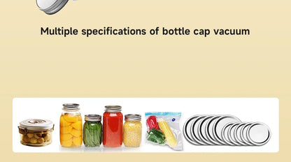 Wireless Kitchen Tools Handheld Food Bag Vaccum Sealer Pump Bottle Jar Vacuum Sealing Machine for Regular & Wide Mouth Mason Jar