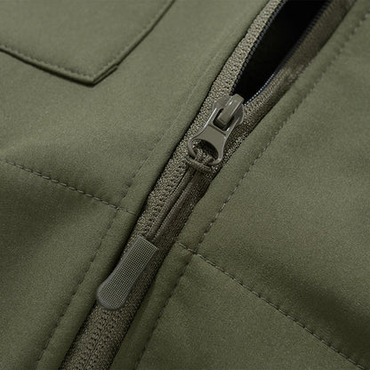 Mens workwear jacket loose fit hooded windbreaker outdoor casual streetwear stylish waterproof trekking coat rugged fashion