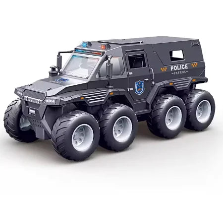 Children Inertia Toy Car With Sound Light Music Simulation Off-road Caravan Boys Interactive Toys Cool Military Buggy Toy Gift