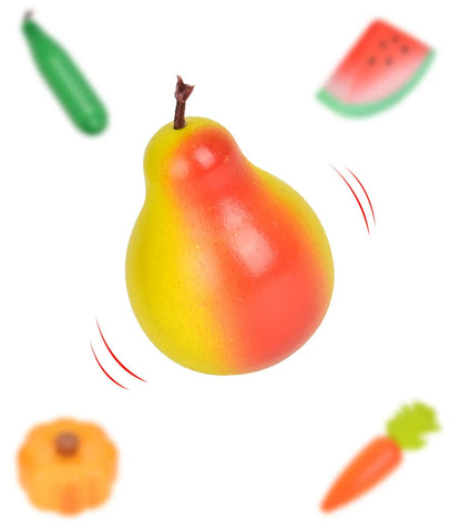 Children Wooden Kitchen Dessert Making Toys Pretend Play Montessori Fruits Vegetables Seafood Simulation Food Set Toys for Girls