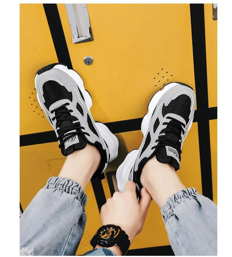 Fashionable men's sports shoes, high-quality men's casual shoes, soft-soled shock-absorbing running shoes