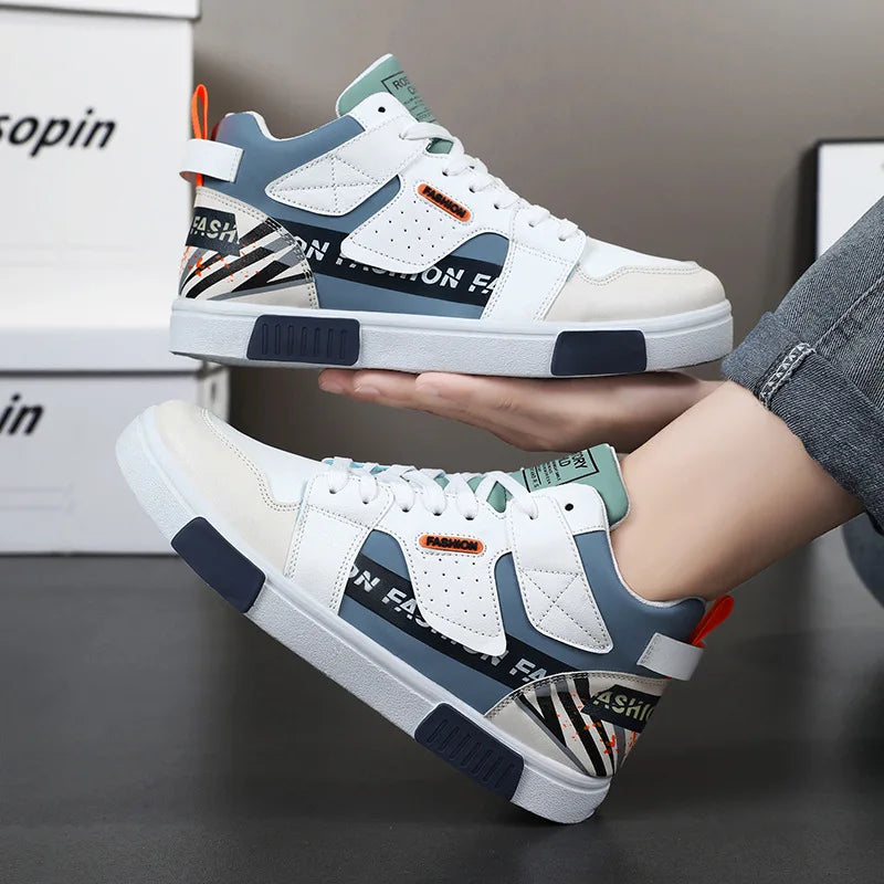 Men Casual Shoes Classic New Fashion Flat Breathable Sneakers Light Shoes Male Tennis Sneaker White Business Travel Footwear