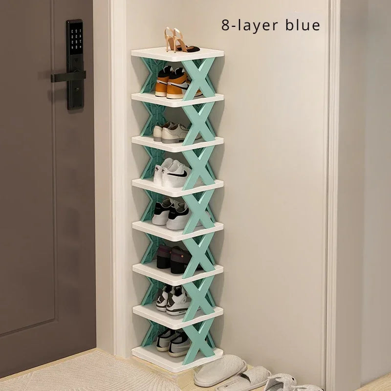 Multi-Ayer Shoe Rack Diy Organizer Clothes Storage Organizer Storage Shoes Shelf Racks Multi-Layer Detachable Storages Cabinet