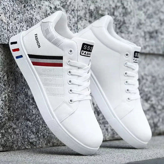 Men's Boots Spring Autumn Men High Top Ankle Boots White Breathable Men's Casual Shoes for Men Sneakers Platform New Men's Boots
