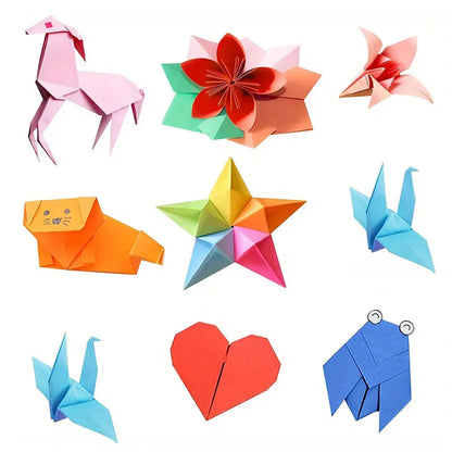 100 sheets of color A4 paper, DIY craft origami, for color printing paper, DIY arts and crafts paper cutting