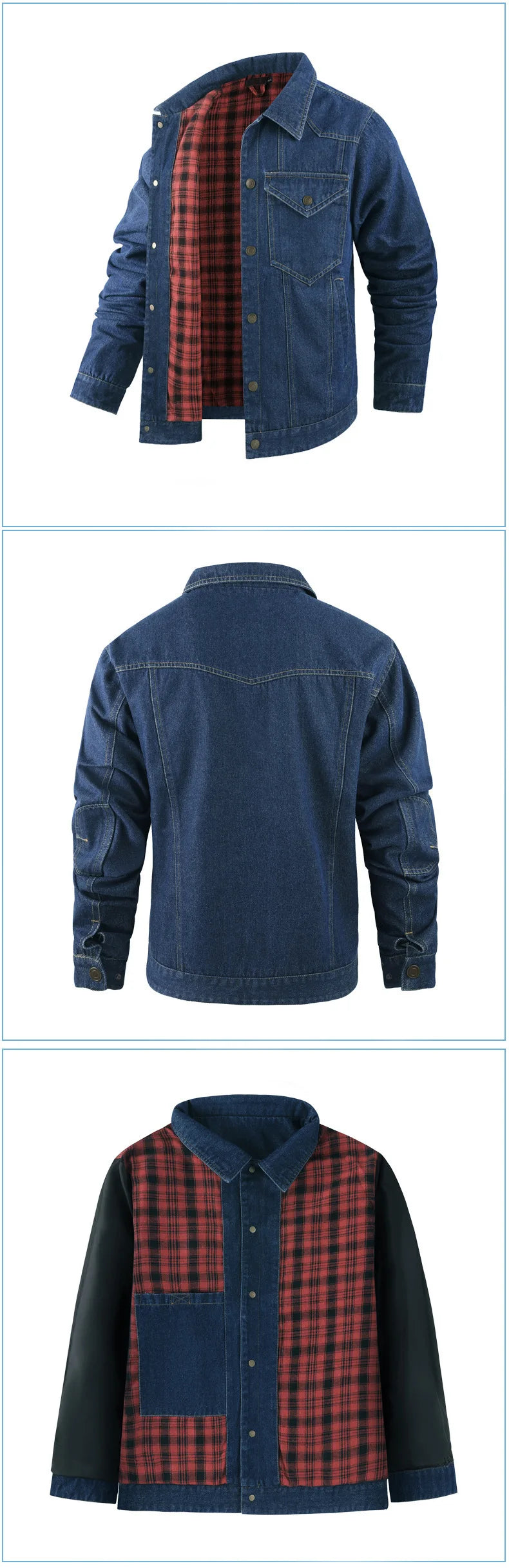 Men's Spring and Autumn Fashion Versatile Jacket Pure Cotton Casual Loose Collar Jacket High end Business workwear Top Coat