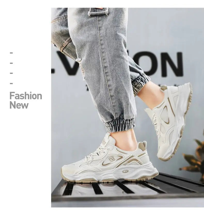 Fashionable men's sports shoes, high-quality men's casual shoes, soft-soled shock-absorbing running shoes