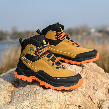 Indestructible Work Boots MEN'S AND WOMEN'S Style Waterproof Work Sports Shoes Steel Toe Boots Anti-puncture Protective Shoes
