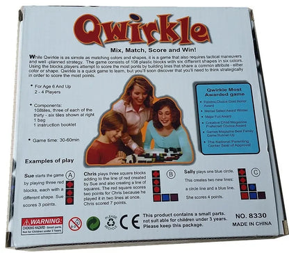 New Children's Educational Toys Qwirkle Wooden Chess Parent-child Interactive Games Kids Adult Hobbies Gifts Learning Toys Play