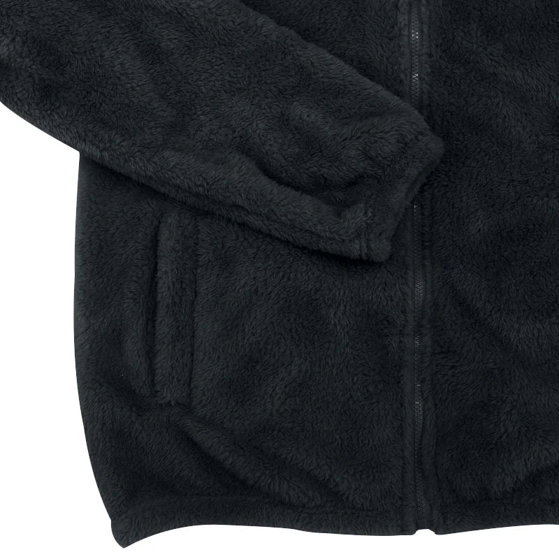 2024 American Style Heavy Coat Men's Winter Jacket Double-sided Fleece Warm Windbreaker Casual Sports Hooded Coat Bomber Jacket
