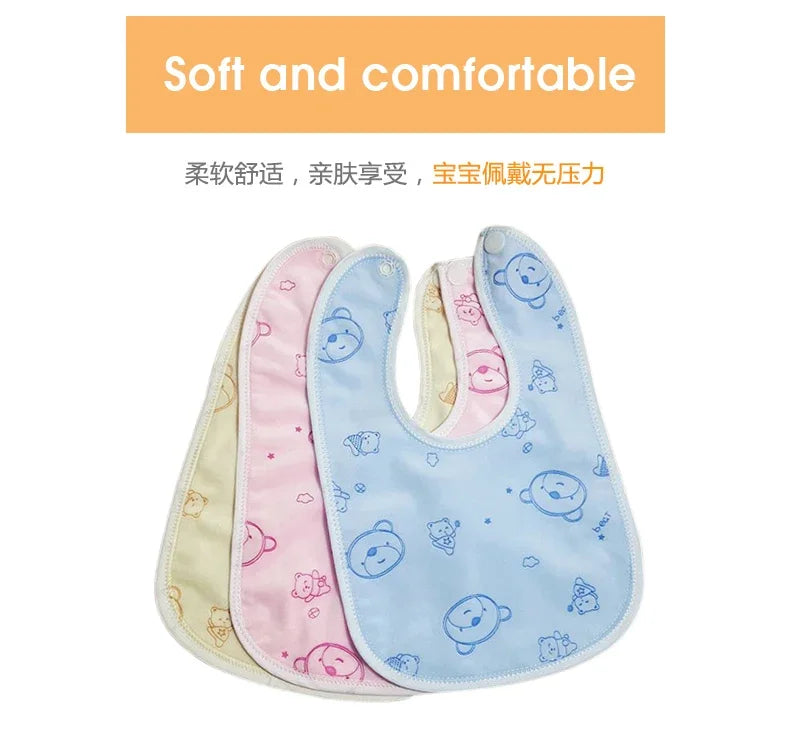 Baby Bibs for Children Waterproof Babys Bib Newborn Water Uptake Bibs Burp Cloths Things for Baby Stuff Feeding Boy Girl