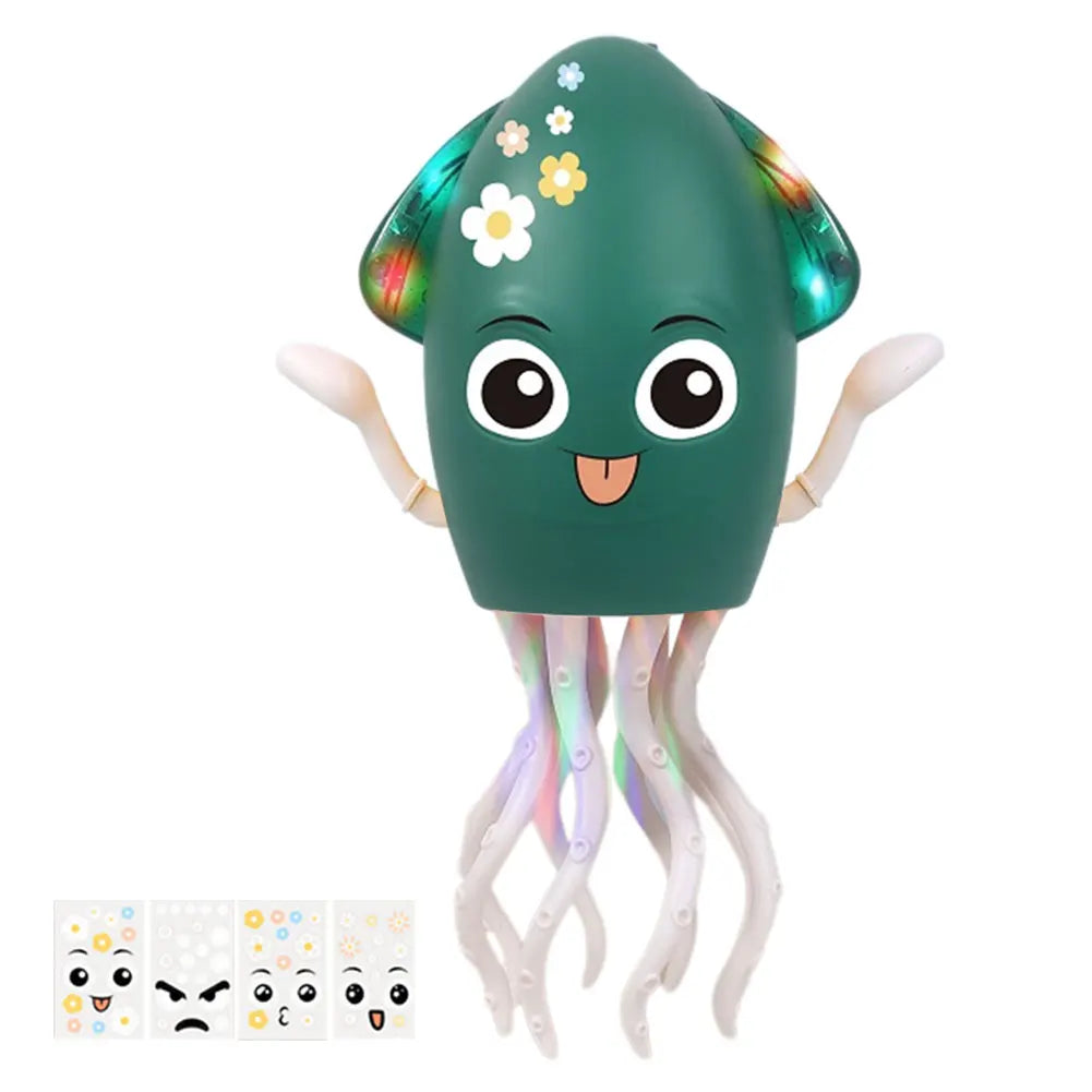 Interactive Moving Toys with Music & Light Electronic Light Up Music Toys Education Toddler Octopus Toy Children Development Toy