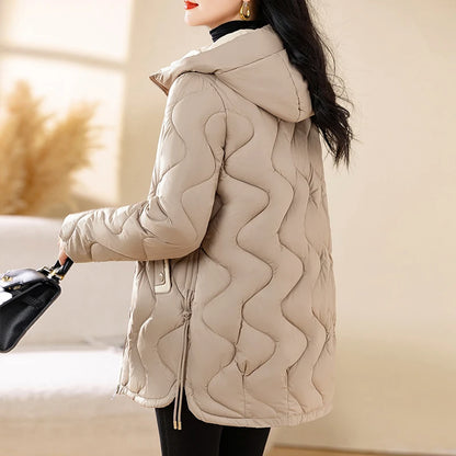 Women's Warm Cotton Jacket Winter Simple And Fashionable Women's Coat Plus Size Windproof Jacket Women's Top